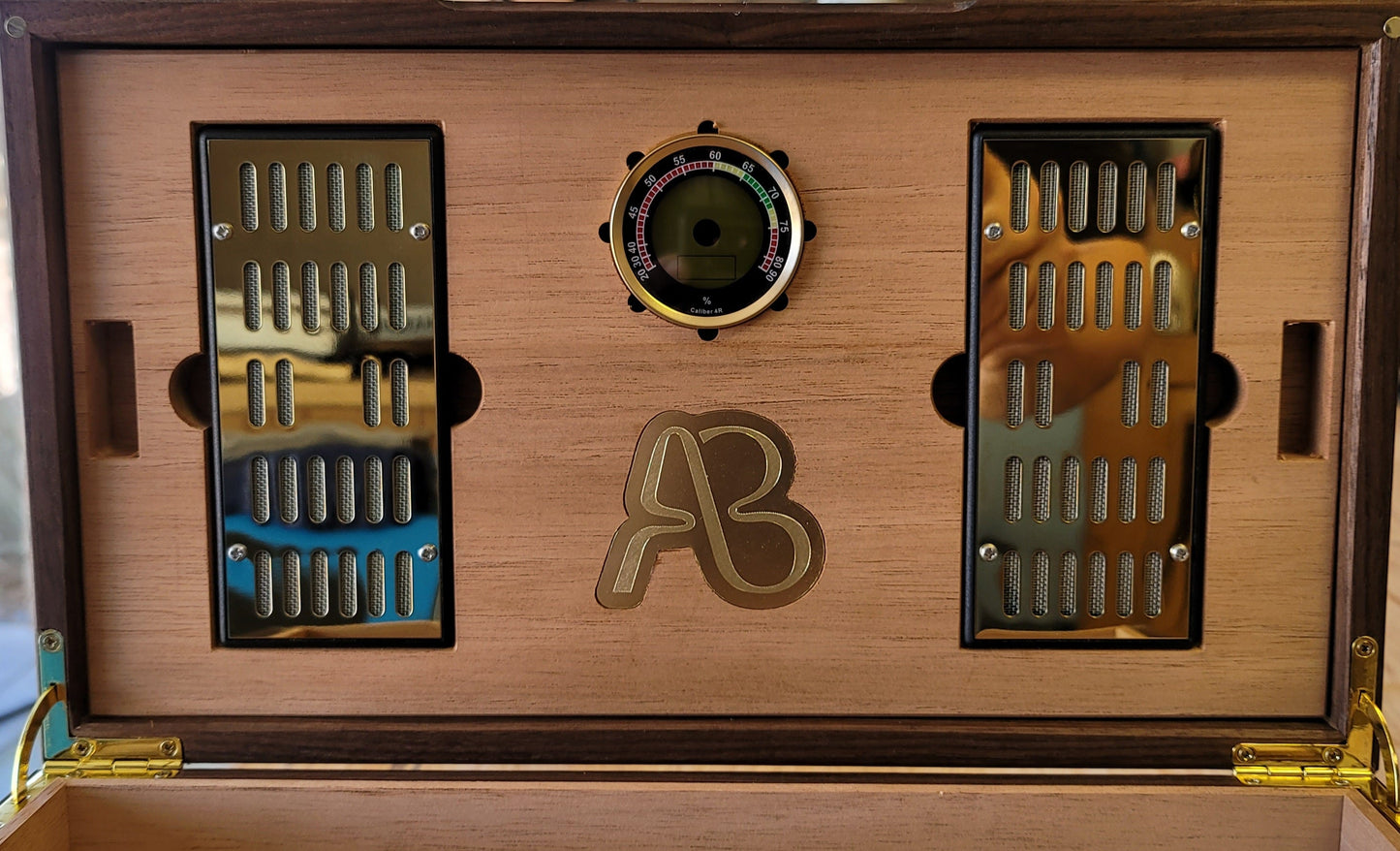 Cigar Humidor - Lacewood with Spanish Cedar Lining - 80 Capacity - Hooyah Woodworks LLC