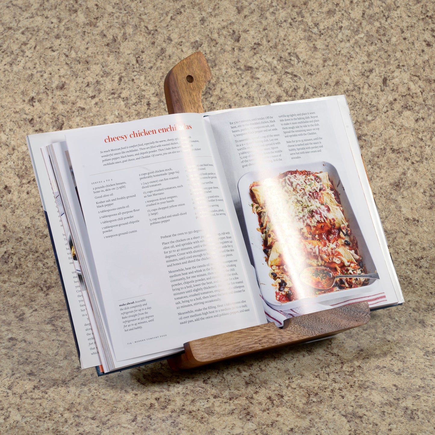 Cookbook/Tablet Holder - Hooyah Woodworks LLC