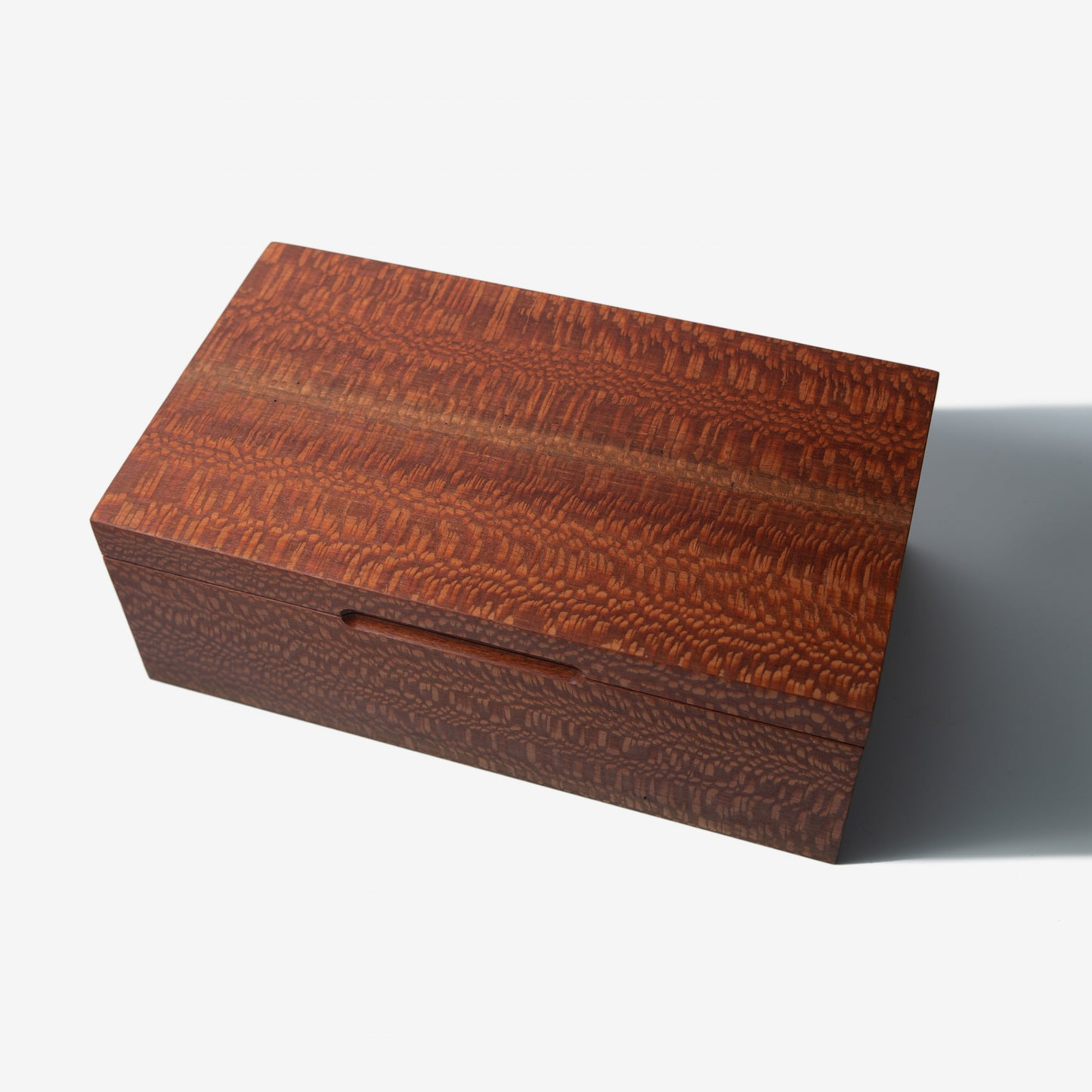 Cigar Humidor - Lacewood with Spanish Cedar Lining - 80 Capacity - Hooyah Woodworks LLC