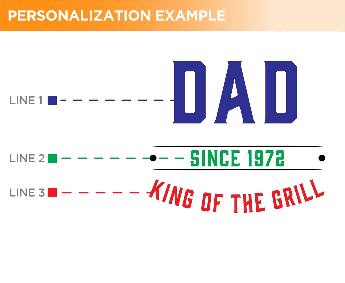 King of the Grill Cutting Board, Personalized Gift For Dad, Custom Grilling Gift For Dad, BBQ Gift For Dad, Custom Cutting Board - USA Made - Hooyah Woodworks LLC