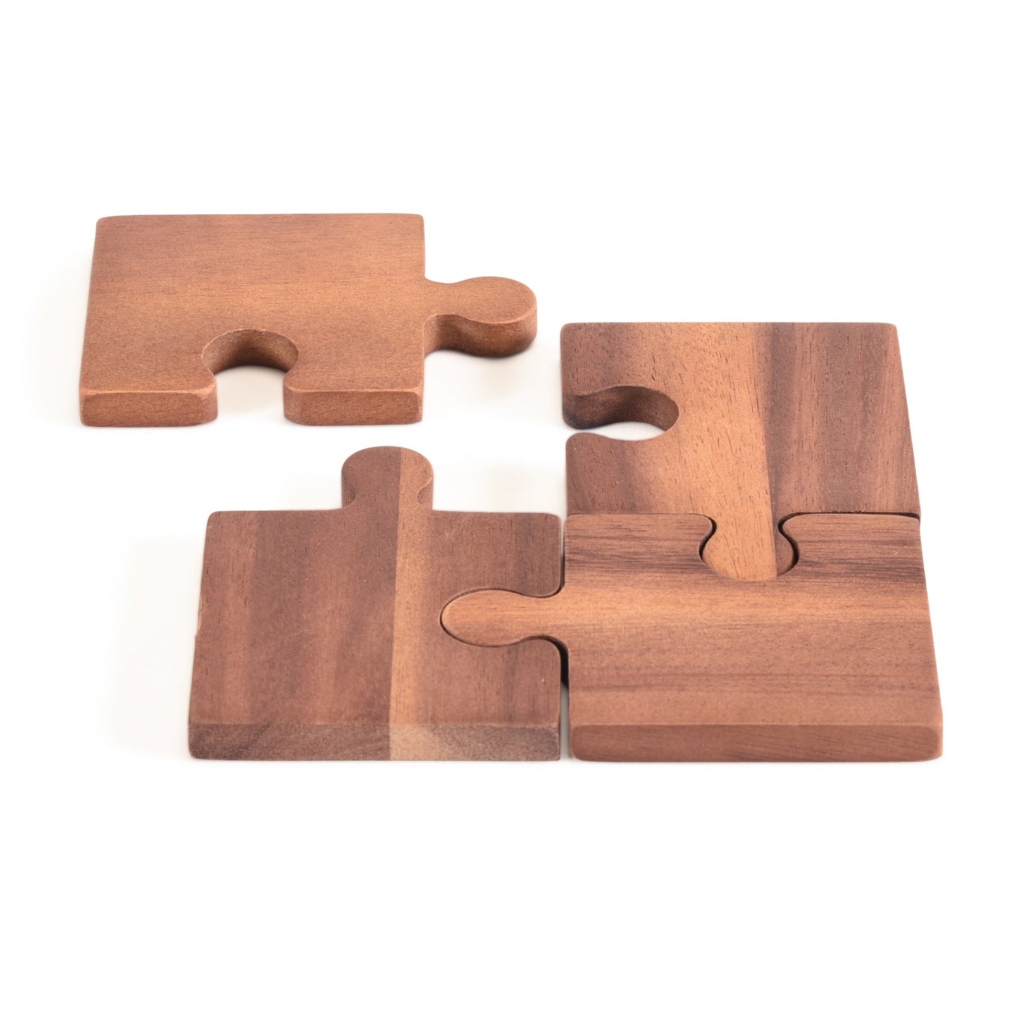 Puzzle Piece Coasters - s/4 - Hooyah Woodworks LLC