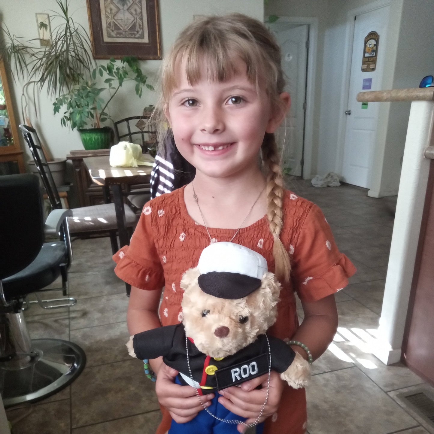 Sgt. Sleeptight - Marine Dress Blues Bear - Hooyah Woodworks LLC