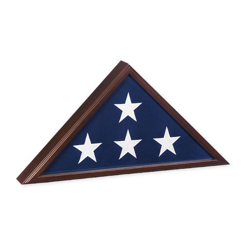 Veteran Flag Case - Cherry - Fit for 5' x 9.5' Flag. - Hooyah Woodworks LLC