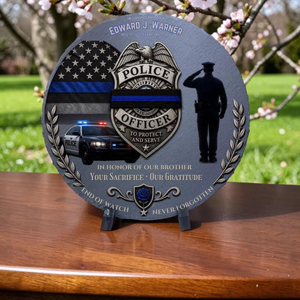End-of-Watch Tributes: Ways to Honor an Officer - Hooyah Woodworks LLC