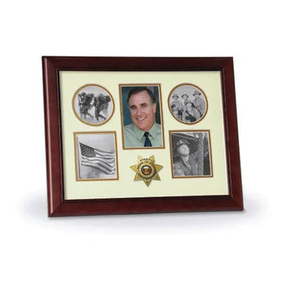 11X14 MAH Sheriff Collage Frame - Hooyah Woodworks LLC