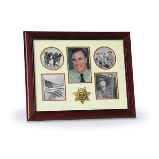 11X14 MAH Sheriff Collage Frame - Hooyah Woodworks LLC