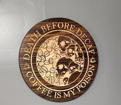 15 inch coffee sign