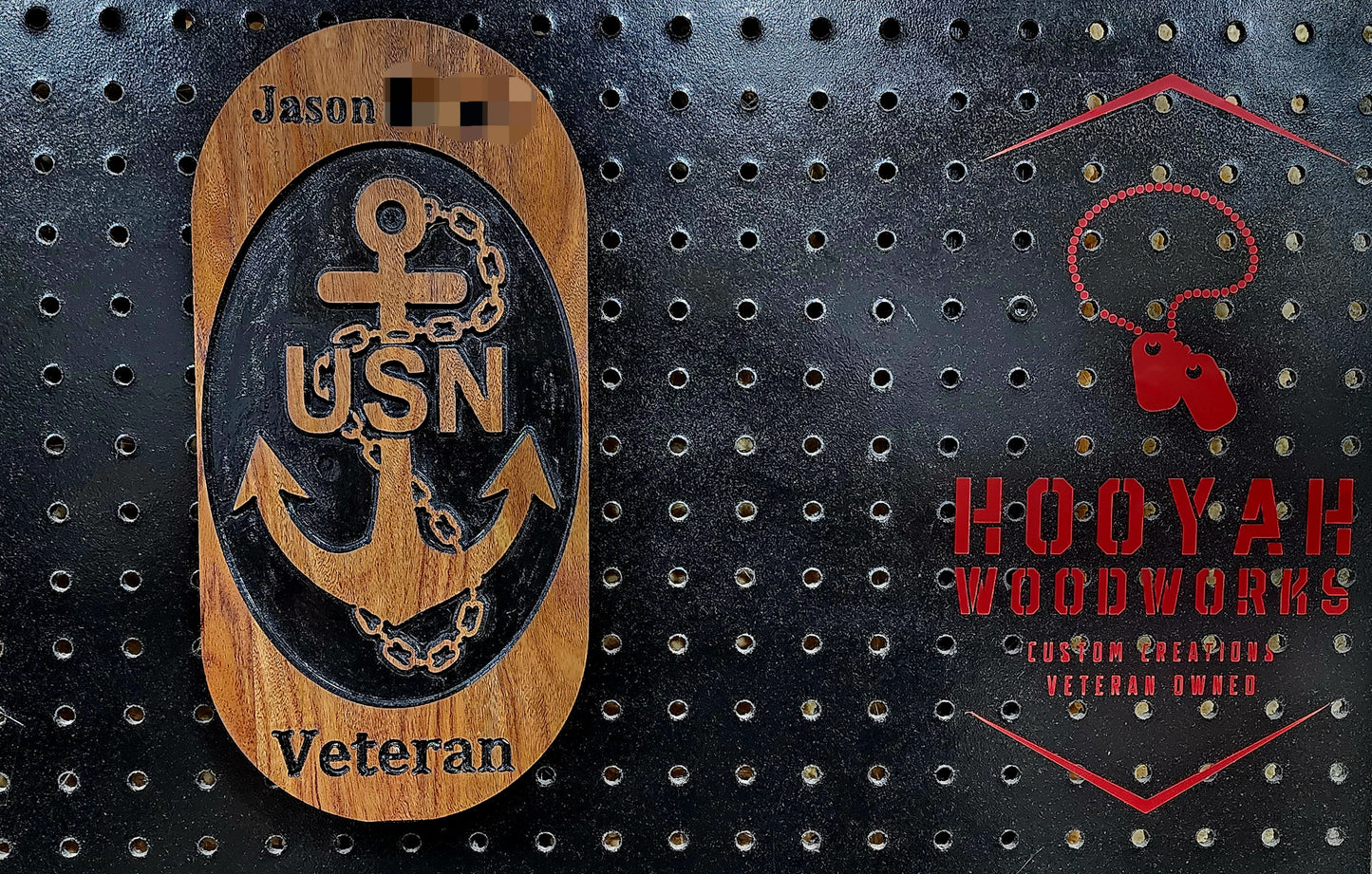 US Navy personalized wall art