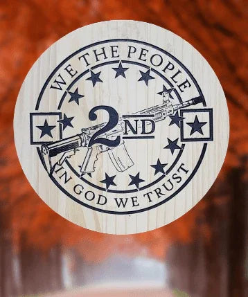 2nd amendment sign - Hooyah Woodworks LLC