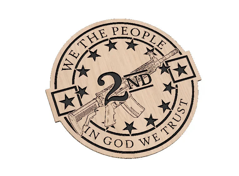 2nd amendment sign - Hooyah Woodworks LLC