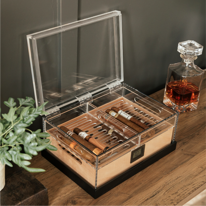 Felix Pro Tupperdor - Acrylic Humidor - Hooyah Woodworks LLC