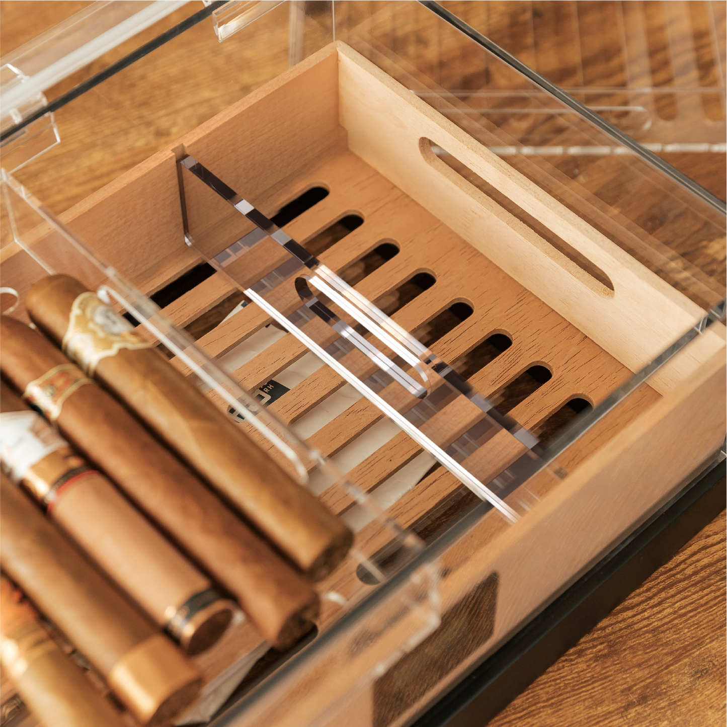 Felix Pro Tupperdor - Acrylic Humidor - Hooyah Woodworks LLC