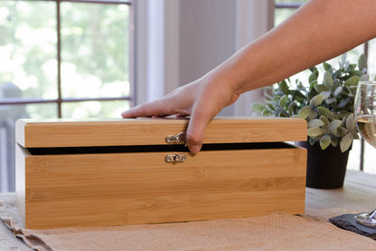 Bamboo Wine Gift Box Set & Accessories - Hooyah Woodworks LLC