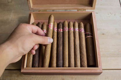 Desktop Analog Cherry Humidor