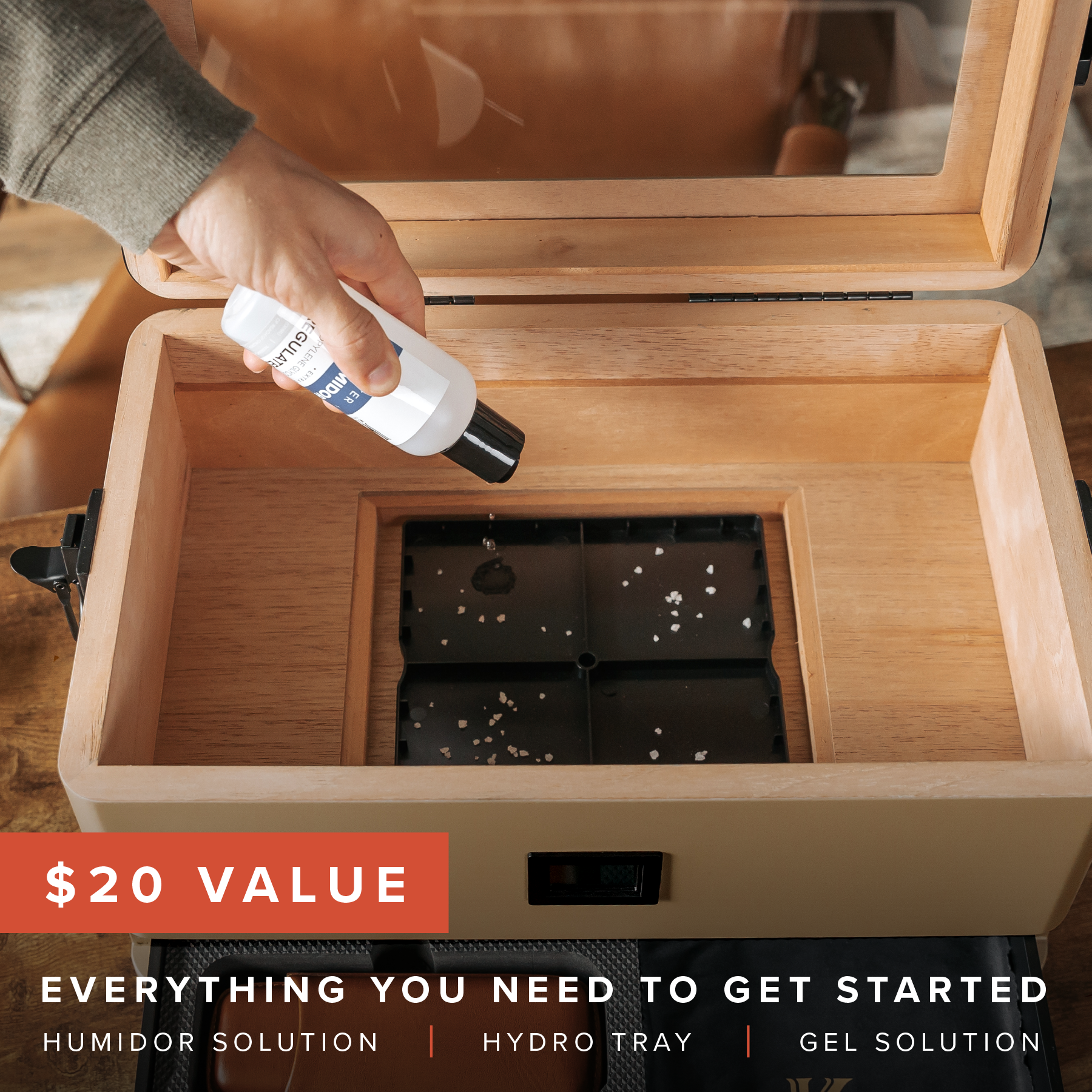 Coyote Tan Edition Military Humidor - Hooyah Woodworks LLC