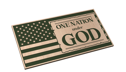 One nation under GOD flag