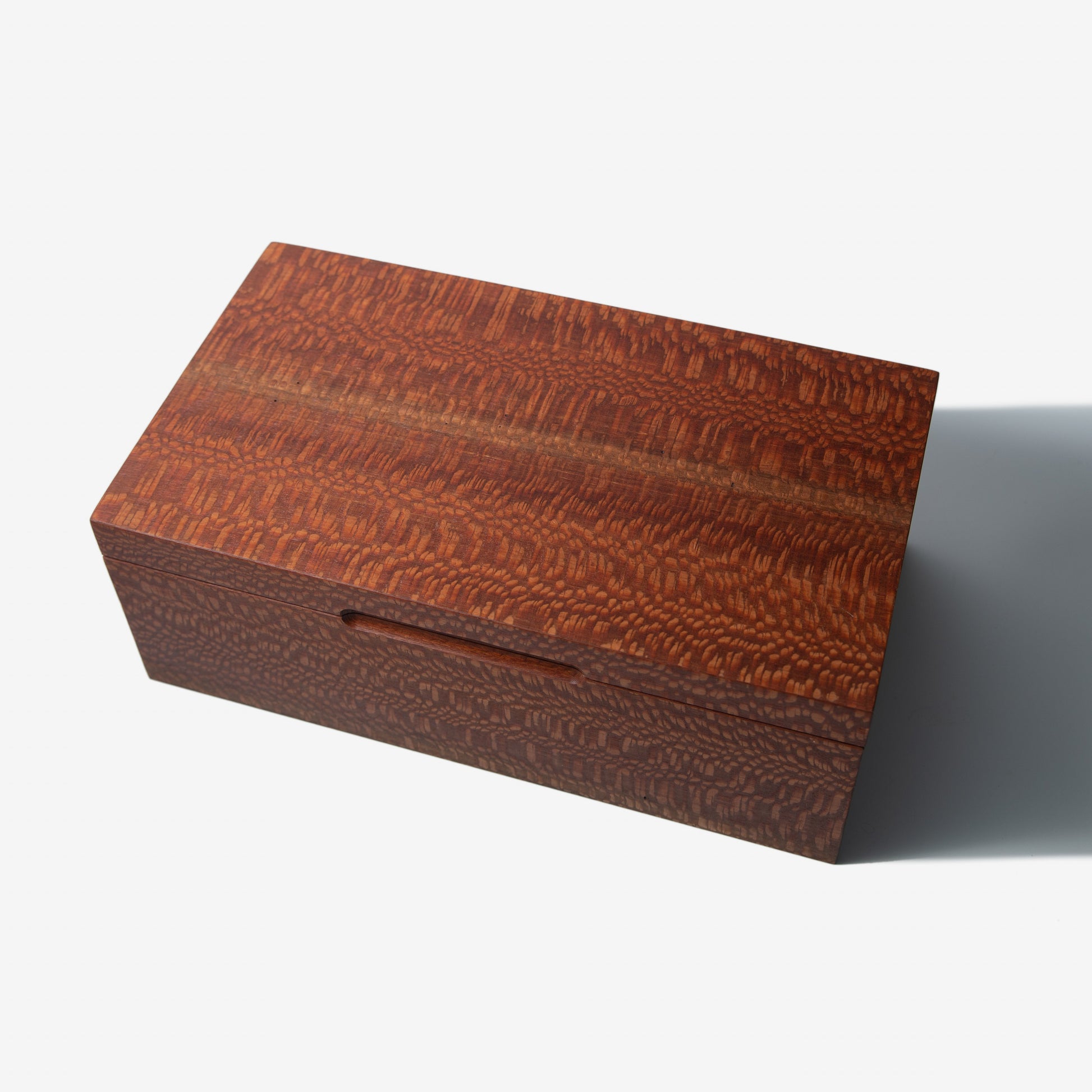 Cigar Humidor - Lacewood with Spanish Cedar Lining - 80 Capacity - Hooyah Woodworks LLC