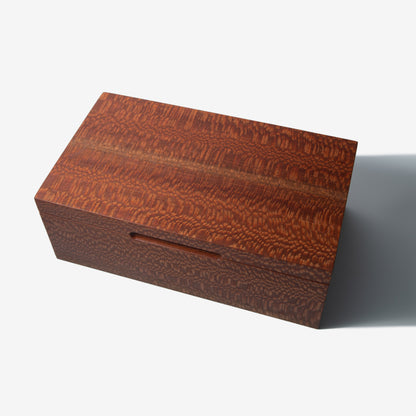 Cigar Humidor - Lacewood with Spanish Cedar Lining - 80 Capacity - Hooyah Woodworks LLC