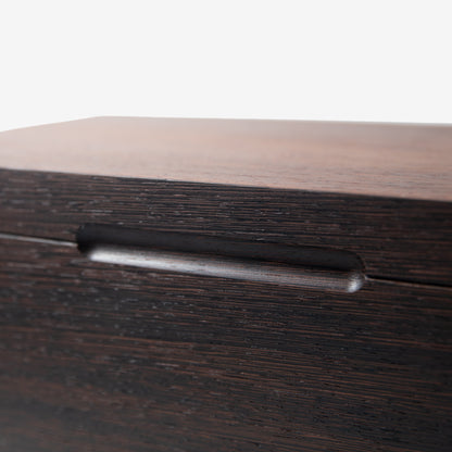Cigar Humidor - Wenge with Spanish Cedar Lining - 80 Capacity - Hooyah Woodworks LLC