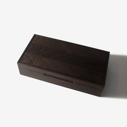 Watch Box - Wenge Hardwood - 8 Watch Compartments - Hooyah Woodworks LLC