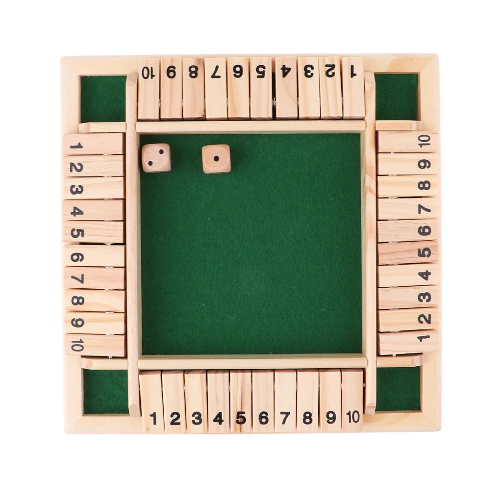 Shut The Box Board Game