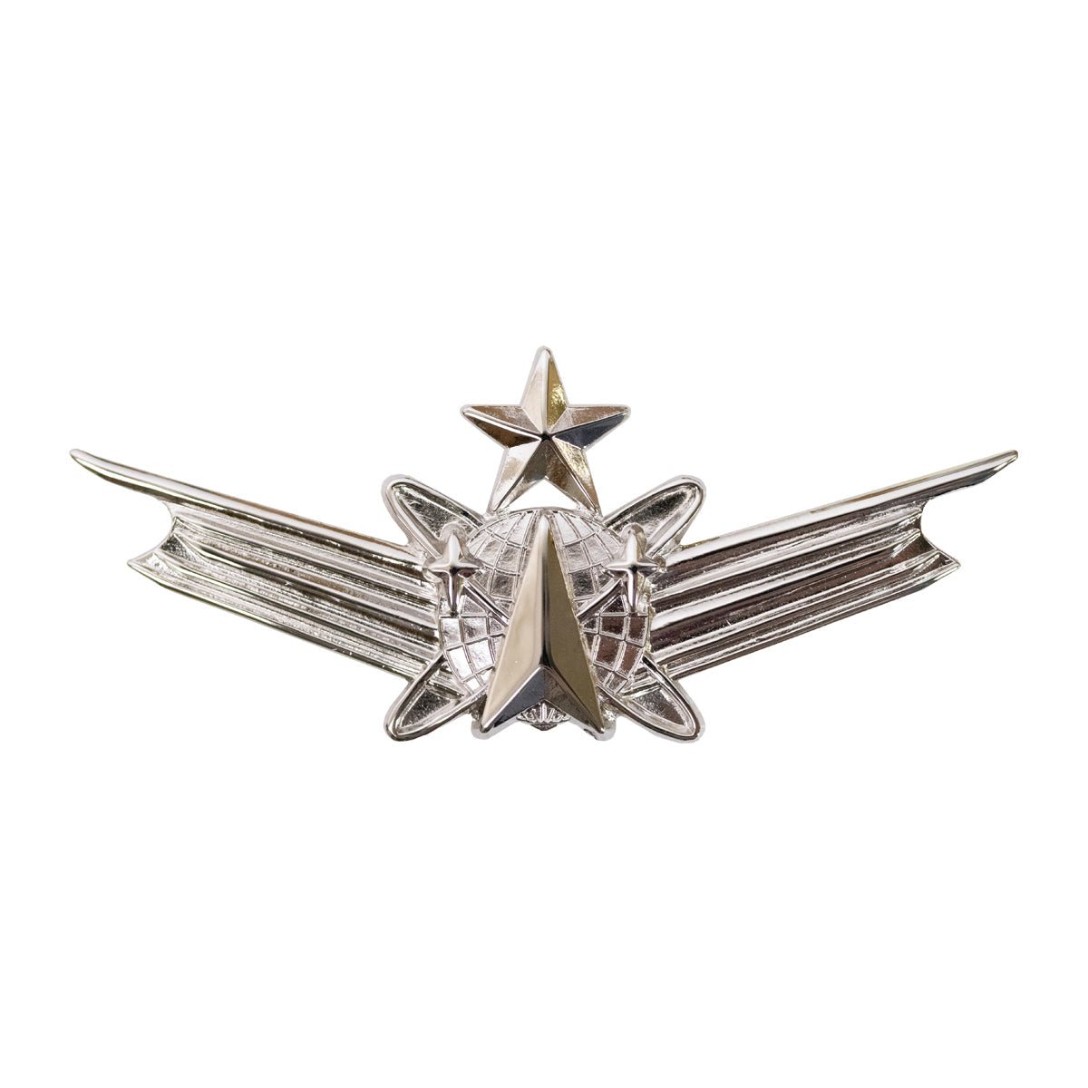 Air Force and Army Badge: Space Senior - regulation size - Hooyah Woodworks LLC