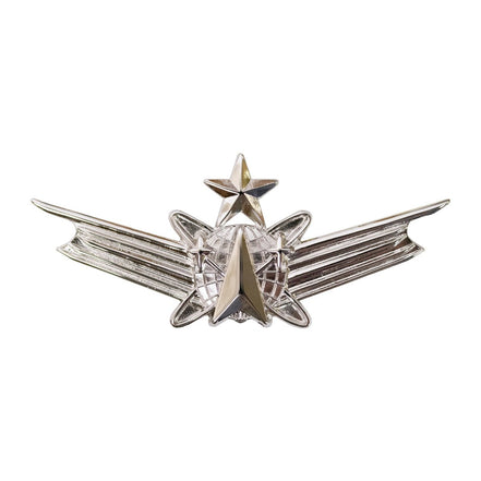 Air Force and Army Badge: Space Senior - regulation size - Hooyah Woodworks LLC