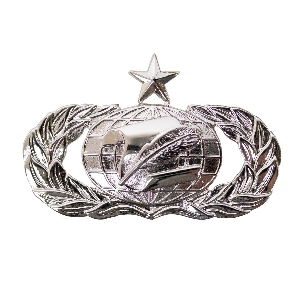 Air Force Badge: Administration: Senior - regulation size - Hooyah Woodworks LLC