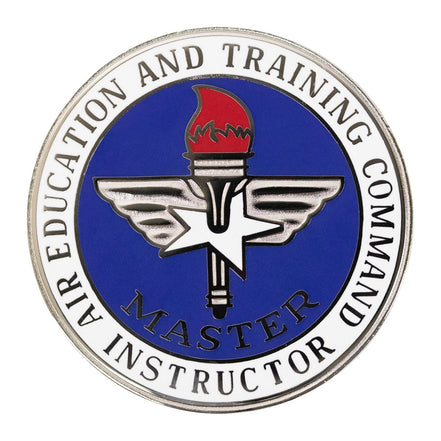 Air Force Badge: Air Education and Training Command: Master Instructor - Hooyah Woodworks LLC