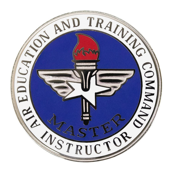 Air Force Badge: Air Education and Training Command: Master Instructor - Hooyah Woodworks LLC