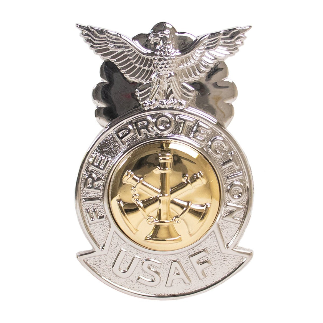 Air Force Badge: Assistant Fire Chief - regulation size - Hooyah Woodworks LLC