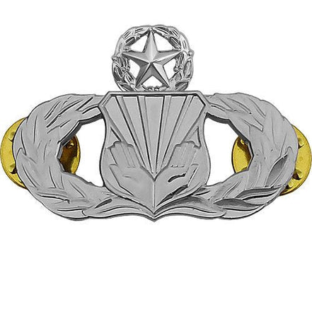 Air Force Badge: Chaplain Assistant: Master - regulation size - Hooyah Woodworks LLC