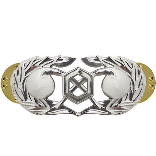 Air Force Badge: Civil Engineer Readiness: Basic - regulation size - Hooyah Woodworks LLC