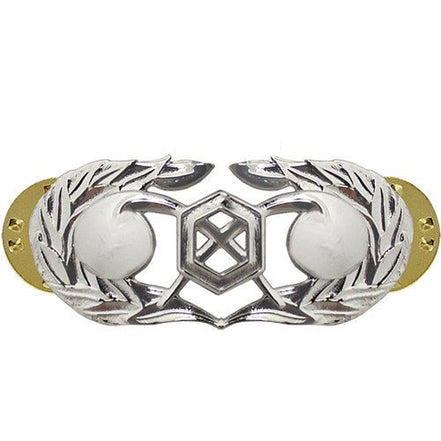 Air Force Badge: Civil Engineer Readiness: Basic - regulation size - Hooyah Woodworks LLC