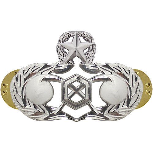 Air Force Badge: Civil Engineer Readiness: Master - regulation size - Hooyah Woodworks LLC