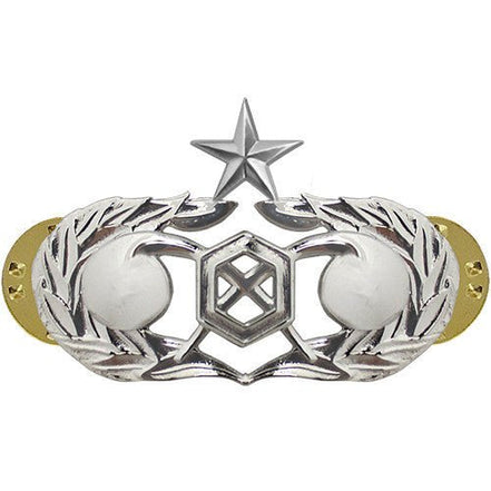 Air Force Badge: Civil Engineer Readiness: Senior - regulation size - Hooyah Woodworks LLC
