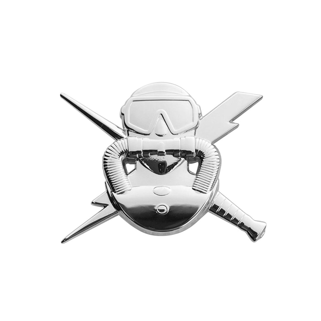 Air Force Badge: Combat Diver - regulation size mirror finish - Hooyah Woodworks LLC