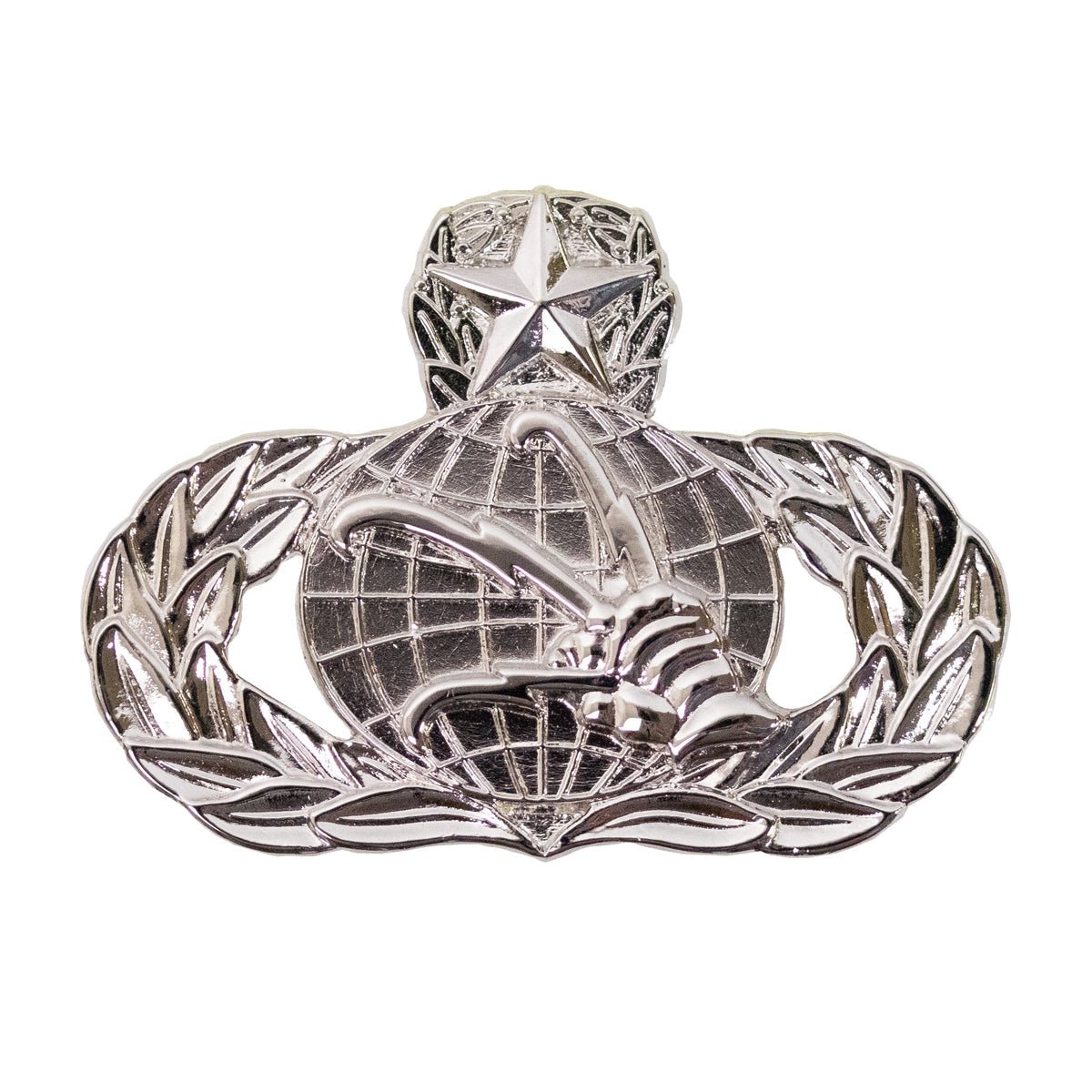 Air Force Badge: Communications and Information: Master - midsize - Hooyah Woodworks LLC