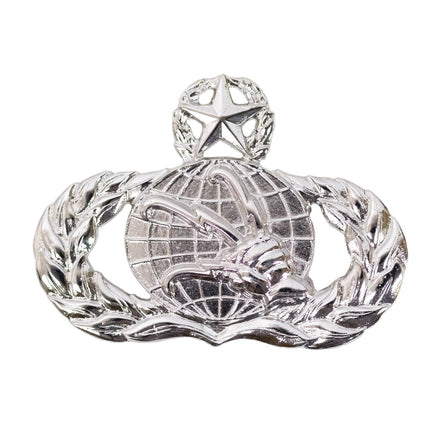 Air Force Badge: Communications and Information: Master - regulation size - Hooyah Woodworks LLC