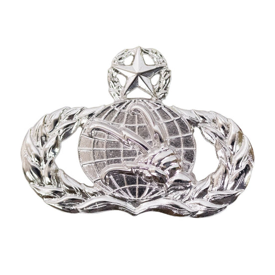 Air Force Badge: Communications and Information: Master - regulation size - Hooyah Woodworks LLC