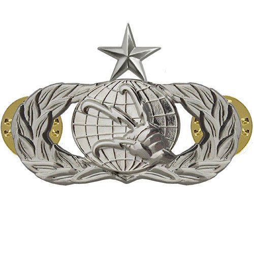 Air Force Badge: Communications and Information: Senior - regulation size - Hooyah Woodworks LLC