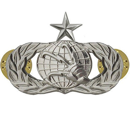 Air Force Badge: Communications and Information: Senior - regulation size - Hooyah Woodworks LLC