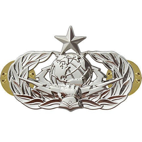 Air Force Badge: Cyberspace Support: Senior - regulation size - Hooyah Woodworks LLC