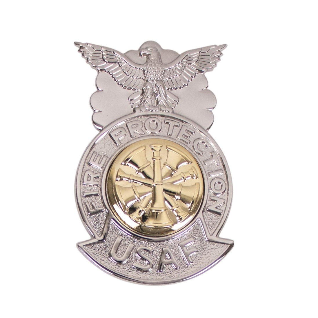 Air Force Badge: Fire Chief - regulation size - Hooyah Woodworks LLC
