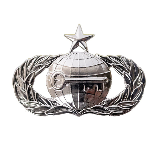 Air Force Badge: Intelligence: Senior - regulation size - Hooyah Woodworks LLC