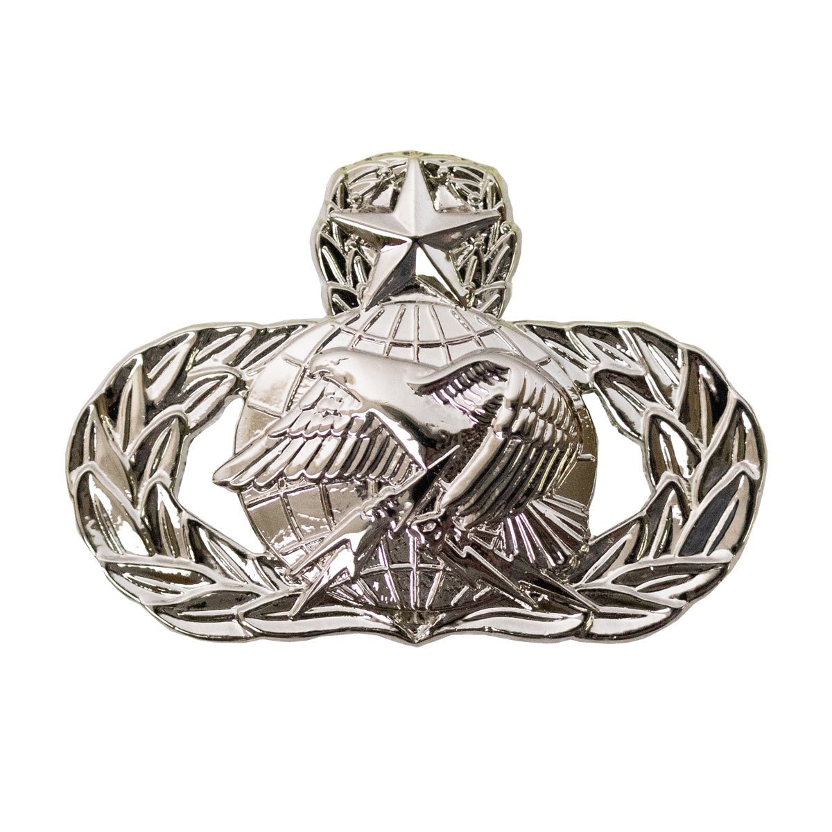 Air Force Badge: Logistics: Master - midsize - Hooyah Woodworks LLC