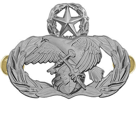 Air Force Badge: Logistics Readiness: Master - regulation size - Hooyah Woodworks LLC