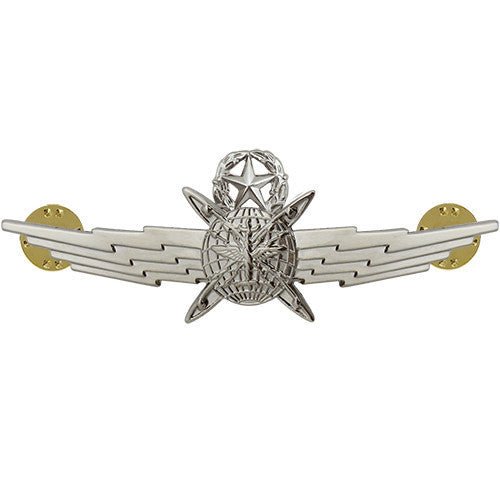 Air Force Badge: Master Cyberspace Operator: Regulation size - Hooyah Woodworks LLC