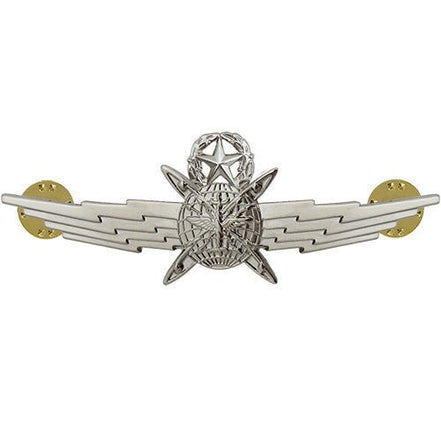 Air Force Badge: Master Cyberspace Operator: Regulation size - Hooyah Woodworks LLC
