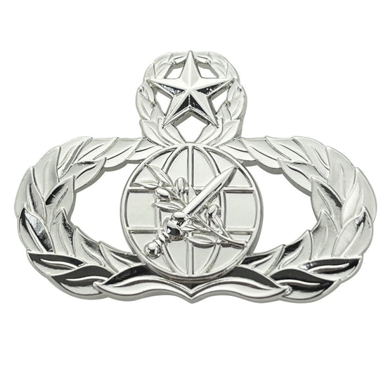 Air Force Badge: Master Foreign Area Officer Career Field - regulation size - Hooyah Woodworks LLC